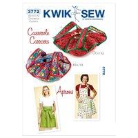 KwikSew K3772-Aprons and Casserole Carri 361635