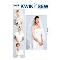 KwikSew K3405-Veils and Wraps 36...