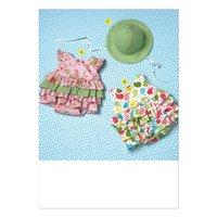 kwiksew k4094 baby rompers and hat 361892