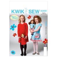 KwikSew K3959-Childrens/Girls Dress 361783