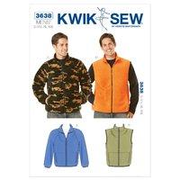 KwikSew K3638-Jacket and Vest 361582