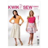 KwikSew K3931-Misses Skirts 361759