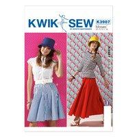 kwiksew k3987 misses skirt and hat 361805