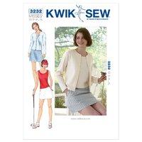 kwiksew k3232 skort top and cardigan 361496