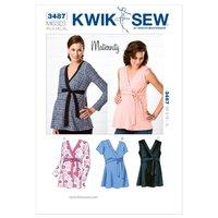 KwikSew K3487-Maternity Tops 361531