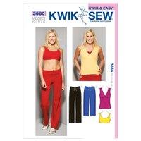 KwikSew K3660-Top Bra and Pants 361587