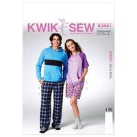 KwikSew K3981-Unisex Top Shorts and Pant 361800
