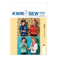 KwikSew K4024-Boys/Girls Tops 361834