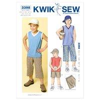 KwikSew K3398-Shorts Shirts and Hat 361517