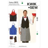 kwiksew k3613 aprons oven mitt pot holde 361577