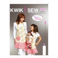 KwikSew K3787-Misses Girls and Dolls Apr 361645