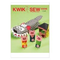 KwikSew K4048-Finger and Hand Puppets an 361856