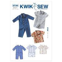 KwikSew K3730-Overalls and Shirt 361618