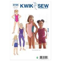 KwikSew K2724-Leotards Leggings and Shorts 361426