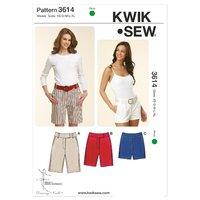 KwikSew K3614-Fitted Shorts 3615...