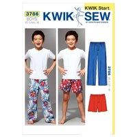 kwiksew k3786 sleep pants and shorts 361644