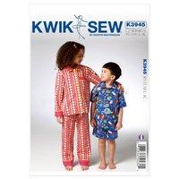 KwikSew K3945-Childrens Pajamas 361770