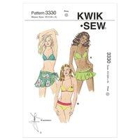 KwikSew K3330-Swimsuit and Wrap 361509