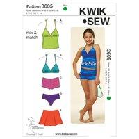 KwikSew K3605-Mix and Match Swimwear 361571