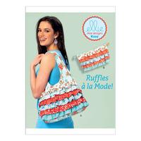 Kwik Sew Shoulder Bag and Cosmetic Pouch with Contrast Ruffles 386644