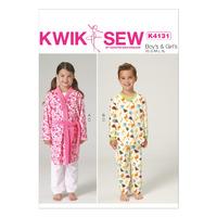 Kwik Sew Boys and Girls Robe Belt Top and Pants 386575