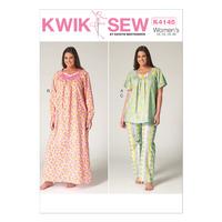 Kwik Sew Womens Top Nightgown and Pants 386592