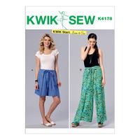 Kwik Sew Misses Wrap Shorts and Pants 386684