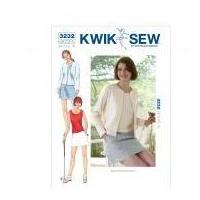 kwik sew ladies sewing pattern 3232 skort top cardigan