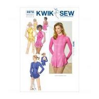 Kwik Sew Ladies Sewing Pattern 3272 Dance Wear Leotards