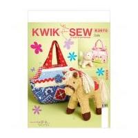 Kwik Sew Crafts Sew Sweet Chic Sewing Pattern 3970 Pet Cuddly Toys & Pet Bags