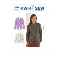 Kwik Sew Ladies Sewing Pattern 3531 Semi Fitted Jackets