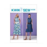 Kwik Sew Ladies Sewing Pattern 4155 Shirtdresses