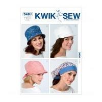 Kwik Sew Ladies Sewing Pattern 3481 Summer Hats