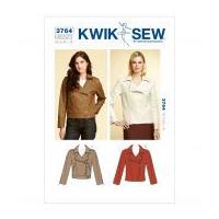 Kwik Sew Ladies Sewing Pattern 3764 Unlined Jackets with Collar