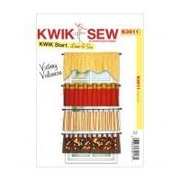 Kwik Sew Home Decor Easy Learn to Sew Sewing Pattern 3911 Valances