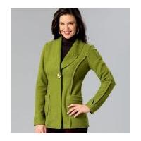 Kwik Sew Ladies Sewing Pattern 4071 Shawl Collar Jackets