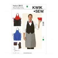 kwik sew men39s sewing pattern 3613 aprons oven mitts pot holders alph ...