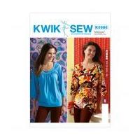 Kwik Sew Ladies Sewing Pattern 3986 Summer Tops & Belt