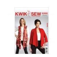 Kwik Sew Ladies Easy Sewing Pattern 3952 Jacket & Sleeveless Top