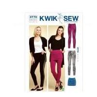 Kwik Sew Ladies Sewing Pattern 3770 Leggings & Skirt