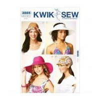 Kwik Sew Ladies Sewing Pattern 3885 Summer Hats