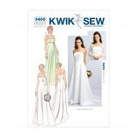 kwik sew ladies sewing pattern 3400 wedding dress bolero