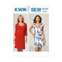 kwik sew ladies sewing pattern 4132 close fit bodice dresses