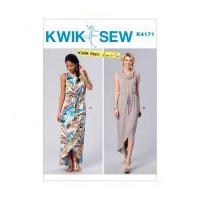 Kwik Sew Ladies Easy Learn to Sew Sewing Pattern 4171 Sleeveless Dresses
