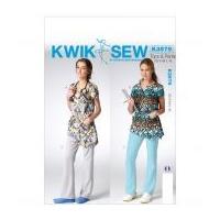 kwik sew ladies sewing pattern 3979 tops trouser pants