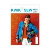 Kwik Sew Ladies Sewing Pattern 4004 Patchwork Loose Fitting Jackets