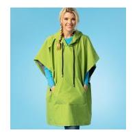 Kwik Sew Ladies Easy Sewing Pattern 4043 Fashion Ponchos