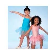 Kwik Sew Girls Easy Sewing Pattern 4108 Leotards with Ballet Tutu's