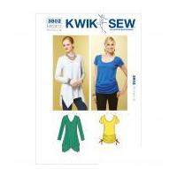 Kwik Sew Ladies Easy Sewing Pattern 3802 Jersey Tops