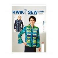 Kwik Sew Ladies Sewing Pattern 3918 Jellyroll Patchwork Jackets